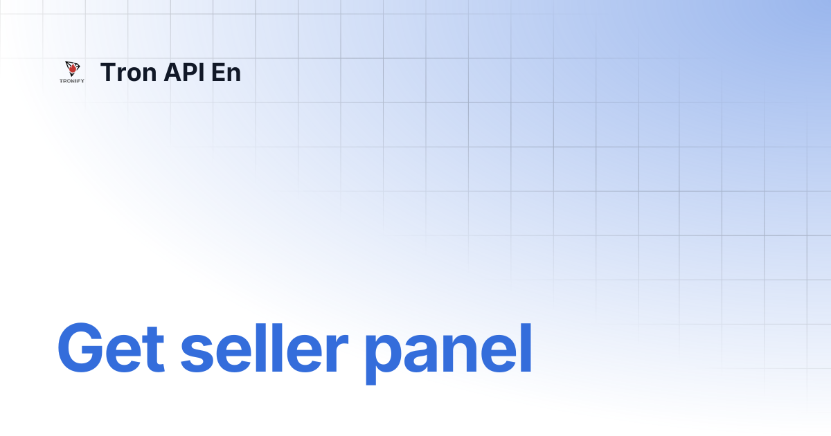Apisellerindexgetsellerconfigall